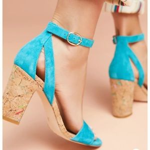 Anthropologie Femme Cork Heels